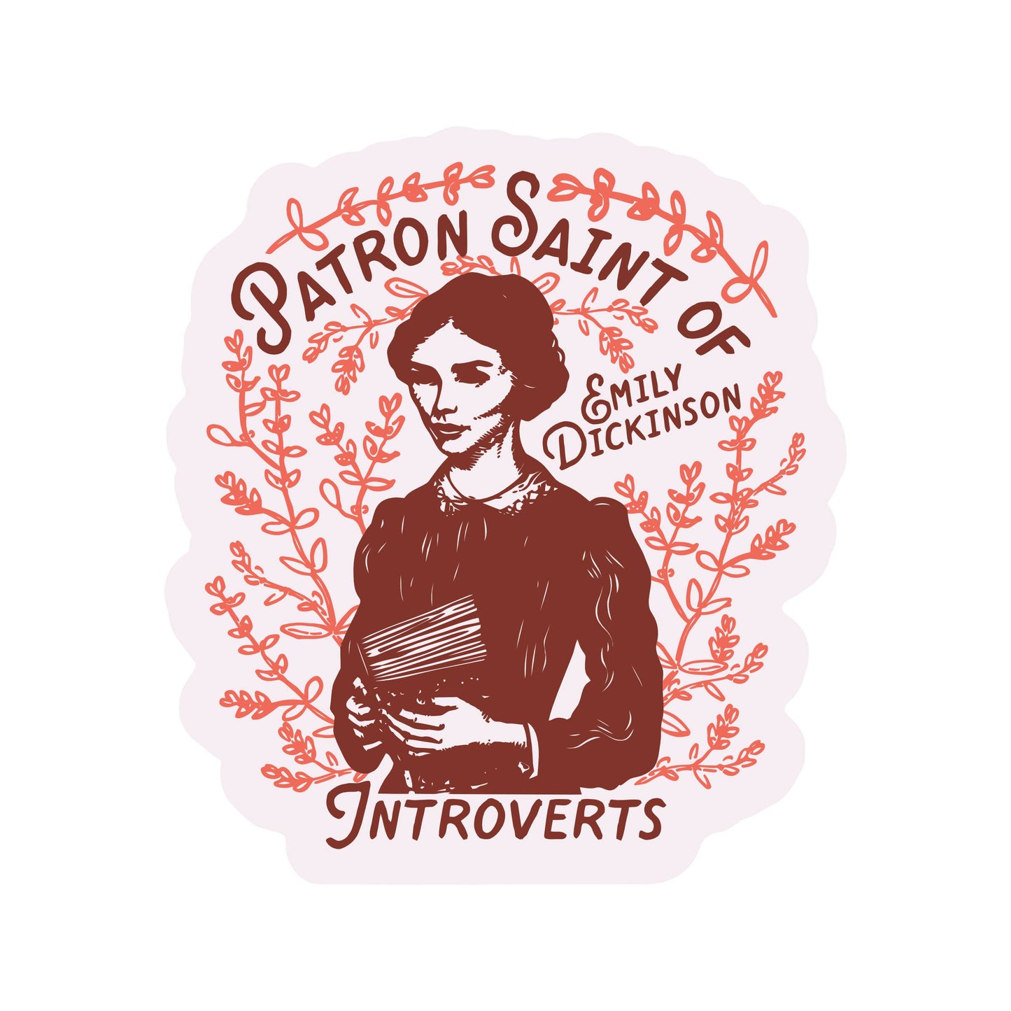 Juju and Moxie - Literature Book Emily Dickinson High Quality Vinyl Sticker
