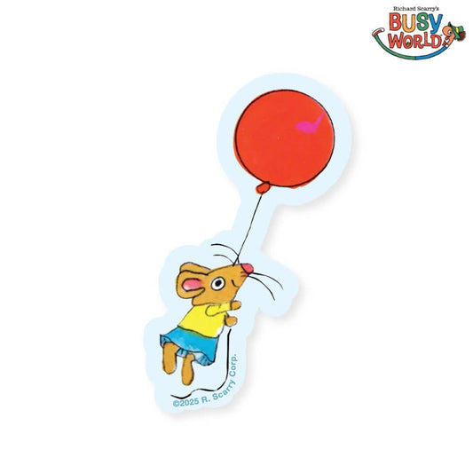 Three Potato Four - 3P4 x Richard Scarry® - Mouse Balloon Sticker