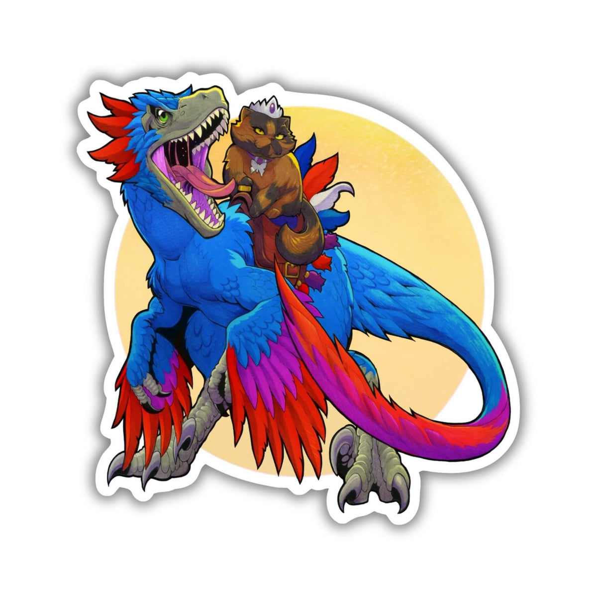 Kingdom of Threads - Princess Donut and Mongo Sticker | Dungeon Crawler Carl