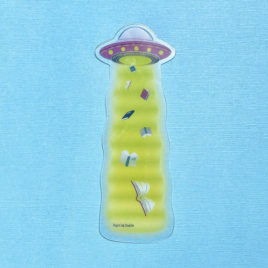 Pixel & Ink Creative - UFO Bookmark – A Sci-Fi Spin on Bookish Fun