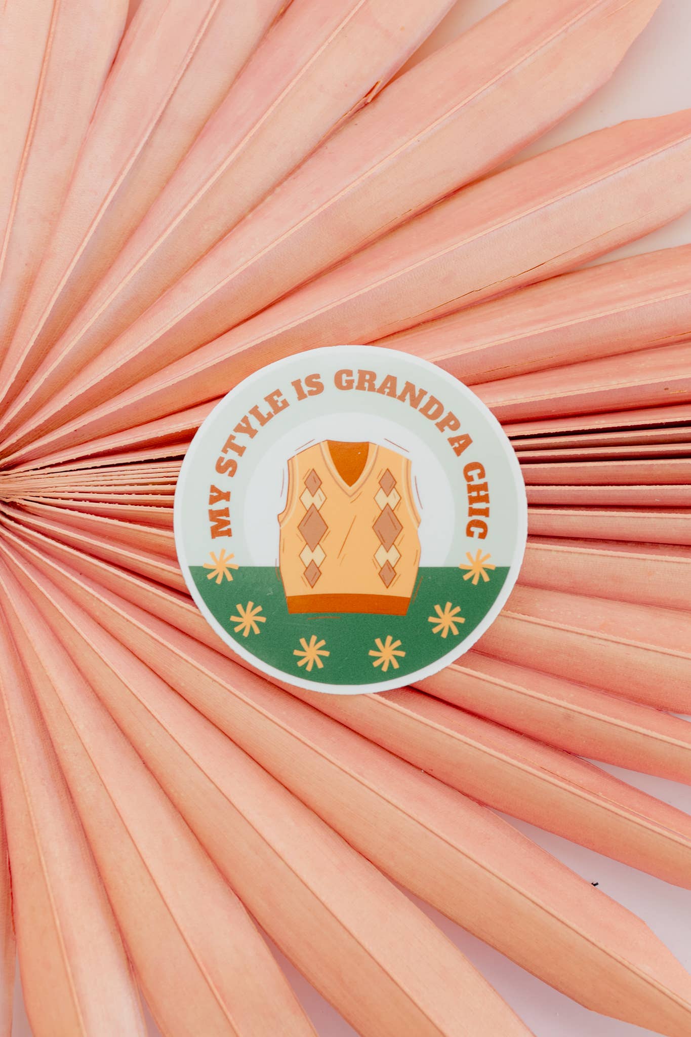 Hands Producing Hope - Grandpa Chic Sticker