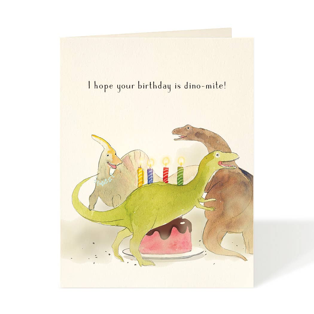 Felix Doolittle - Jurassic Romp - Birthday Card