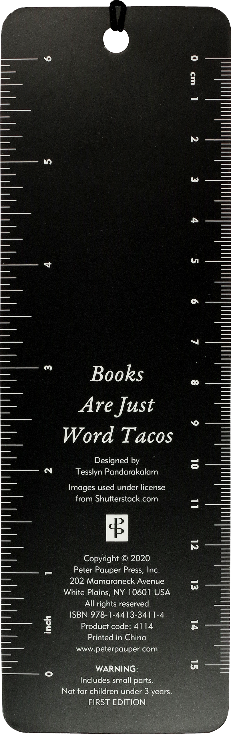 Peter Pauper Press - Books are Word Tacos Beaded Bookmark