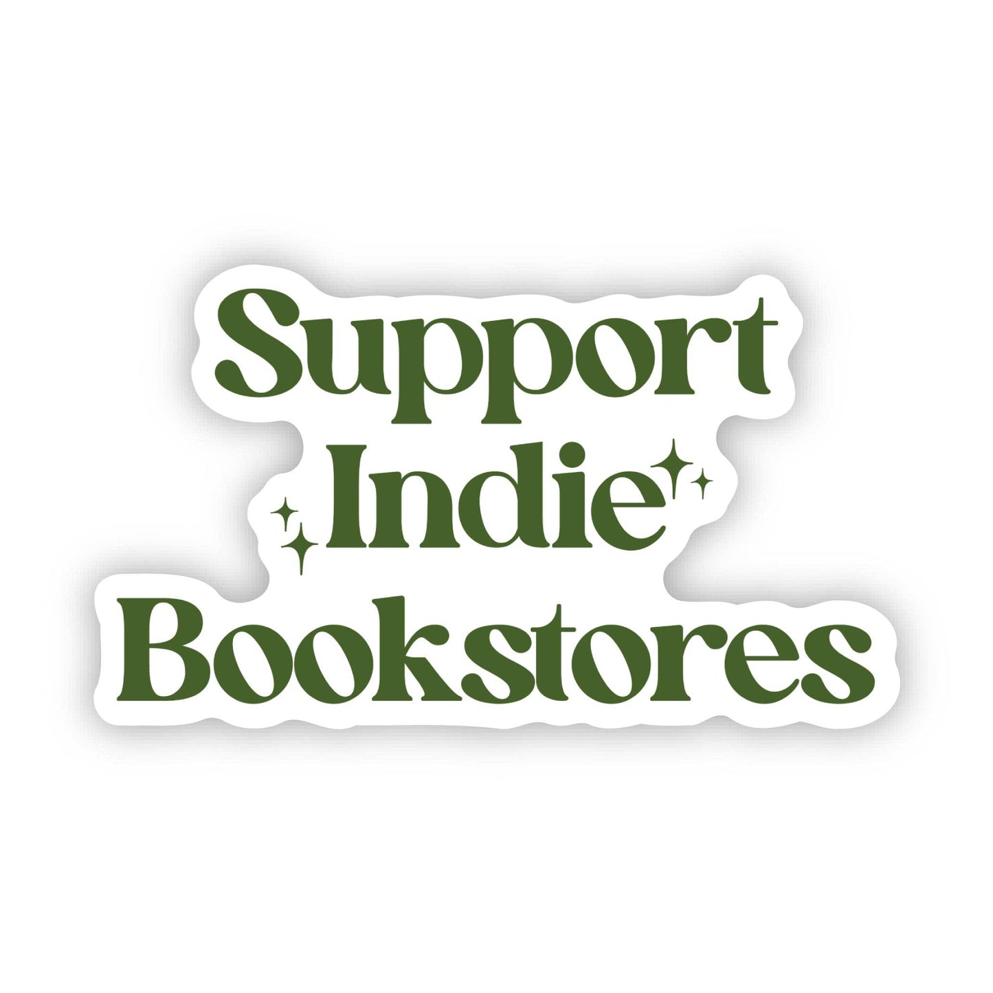 Big Moods - "Support indie bookstores" Book Sticker