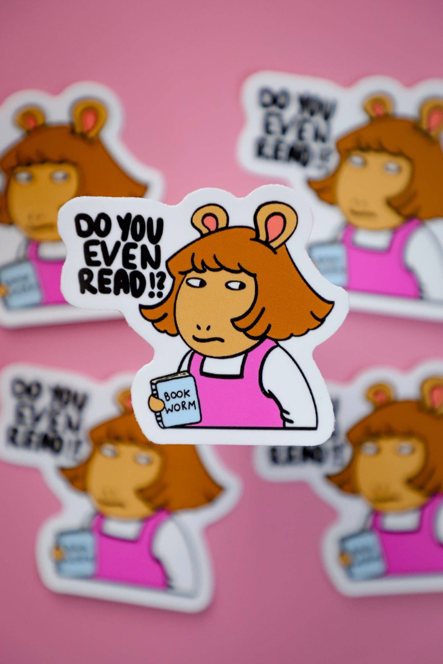 Furever Booked - Do You Even Read DW Sticker