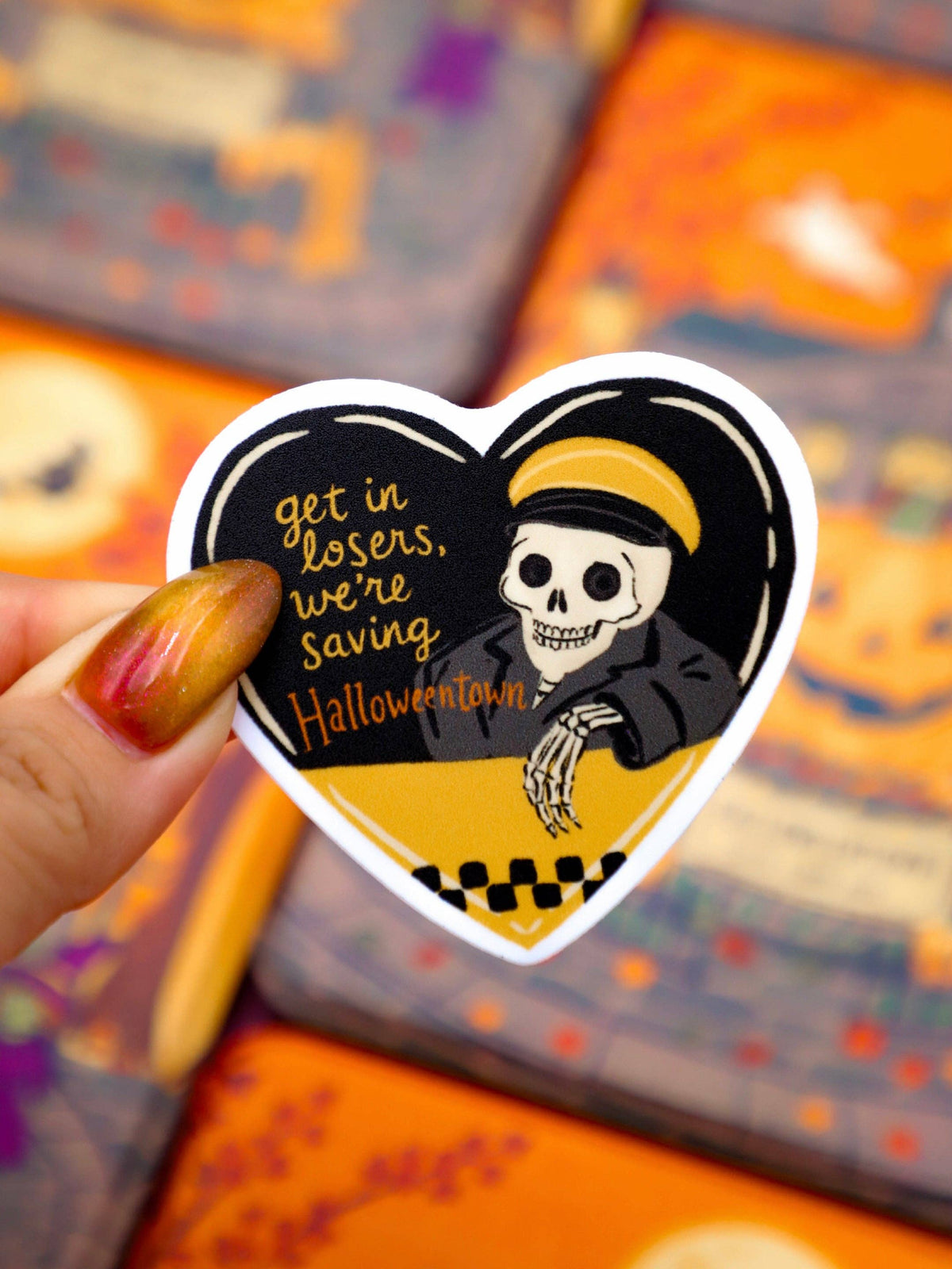 Furever Booked - Get in Losers, We’re Saving Halloweentown Sticker