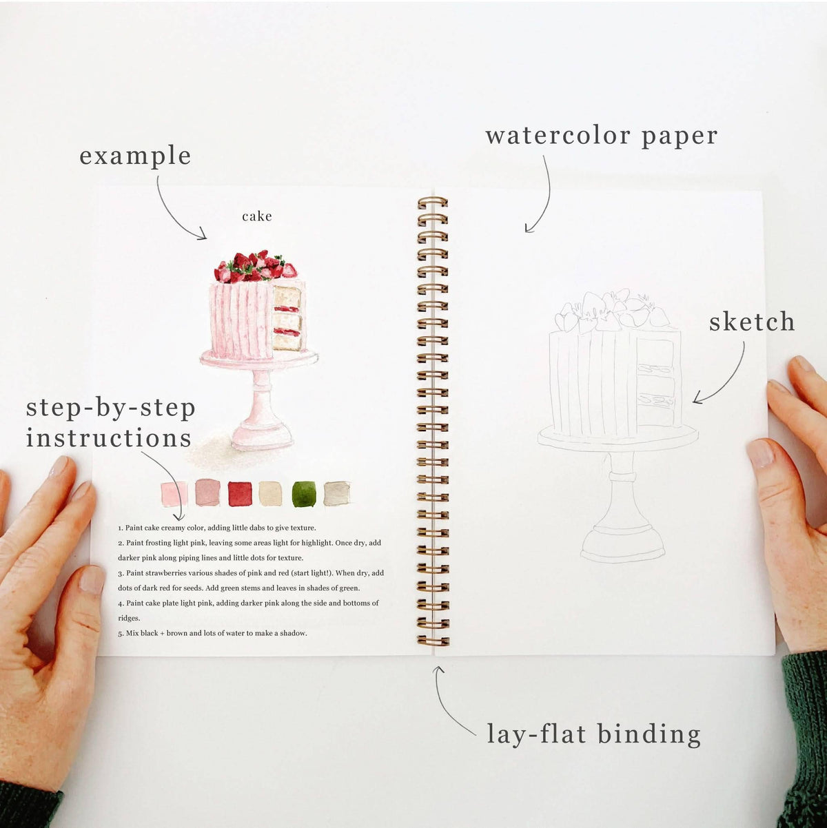 emily lex studio - Baking watercolor workbook