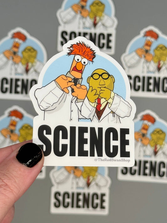The Red Swan Shop - Vinyl Decal - The Muppets - Bunsen and Beaker