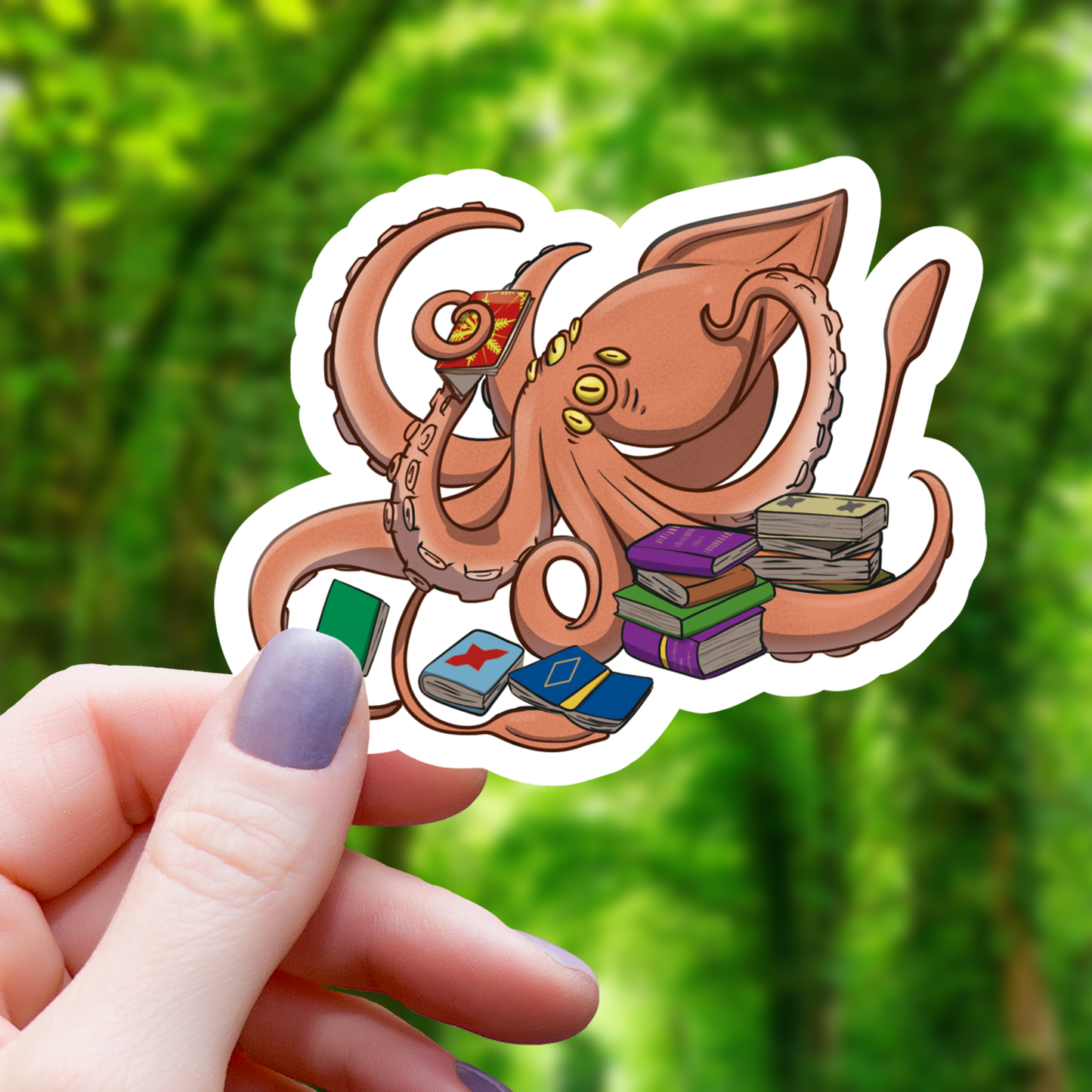 Mimic Gaming Co - Reading Kraken Monster Sticker - 3"