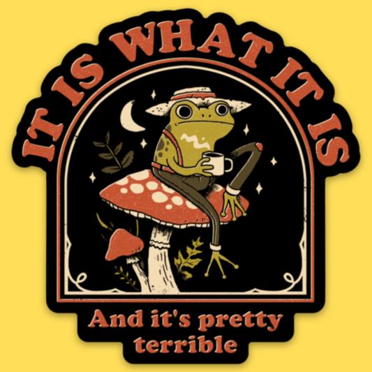 Wicked Clothes - 'It's Pretty Terrible' Sticker