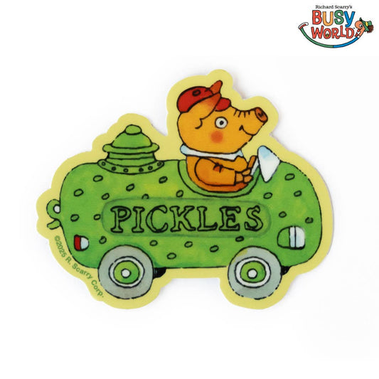 Three Potato Four - 3P4 x Richard Scarry® - Pickle Car Sticker