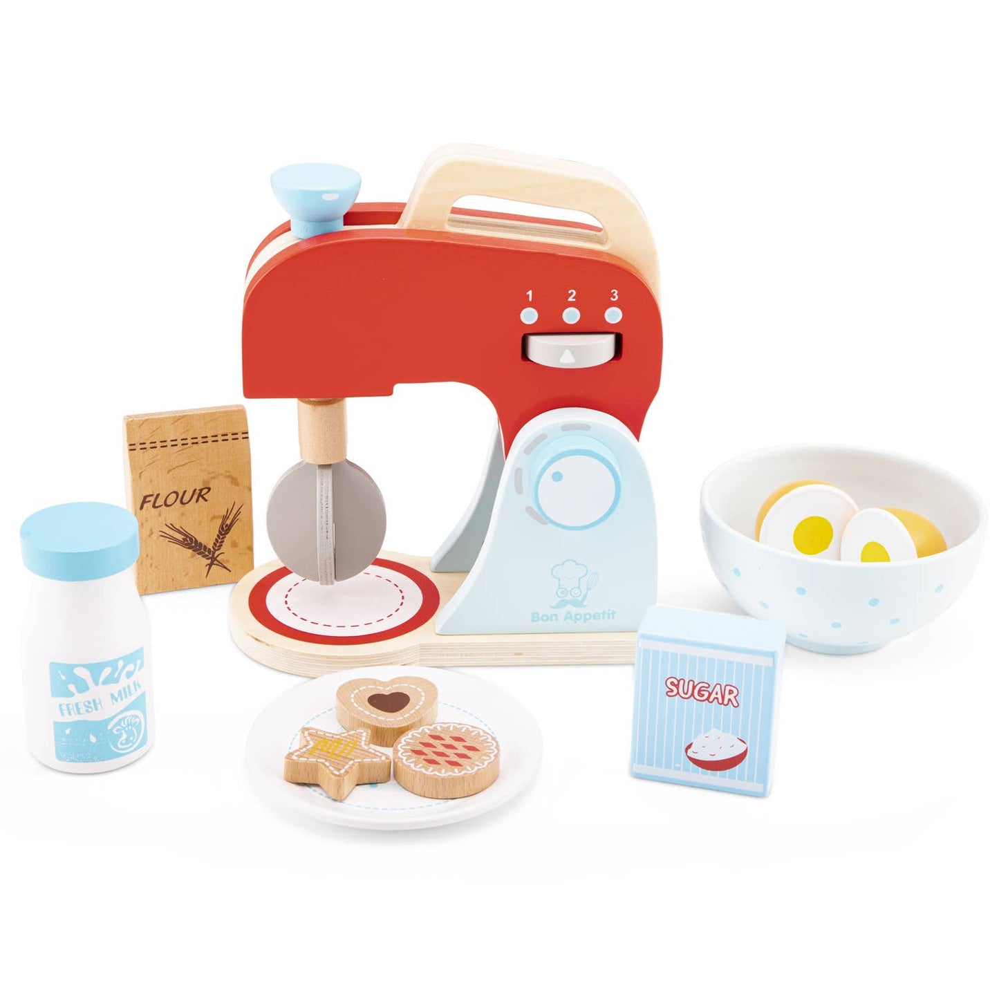New Classic Toys - Mixer set - red