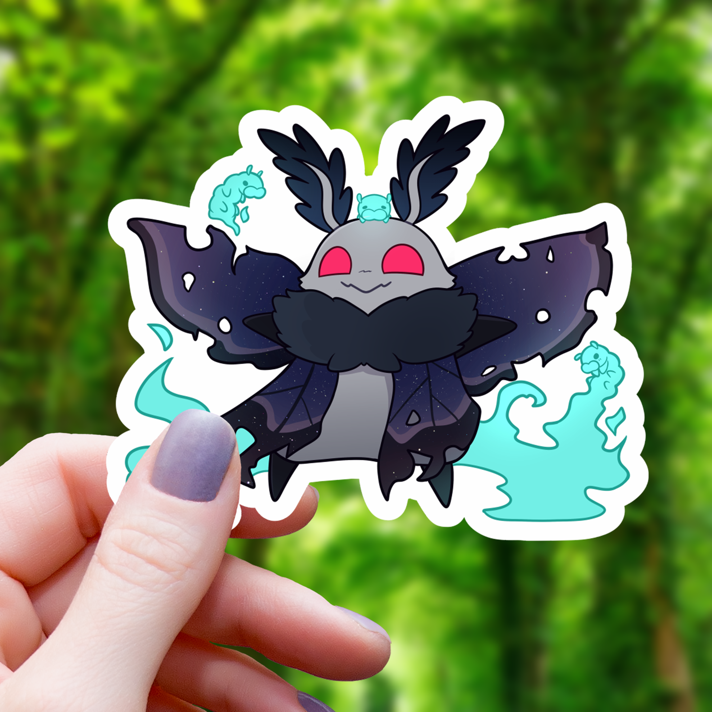 Mimic Gaming Co - Mothman Necromancer Sticker- 3"