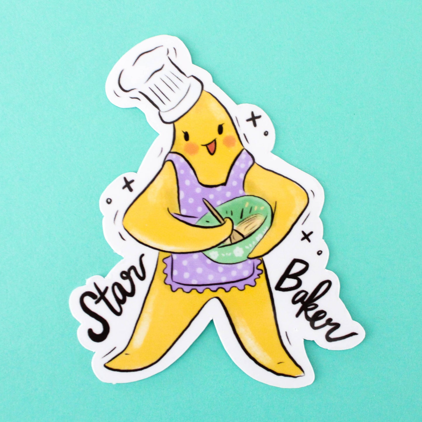 Amy Hartelust Art and Illustration - Star Baker Vinyl Sticker