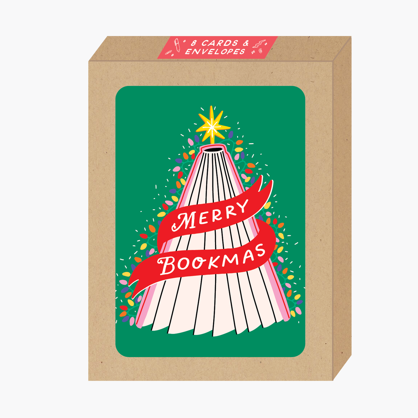 Party of One - Boxed Merry Bookmas Holiday Card