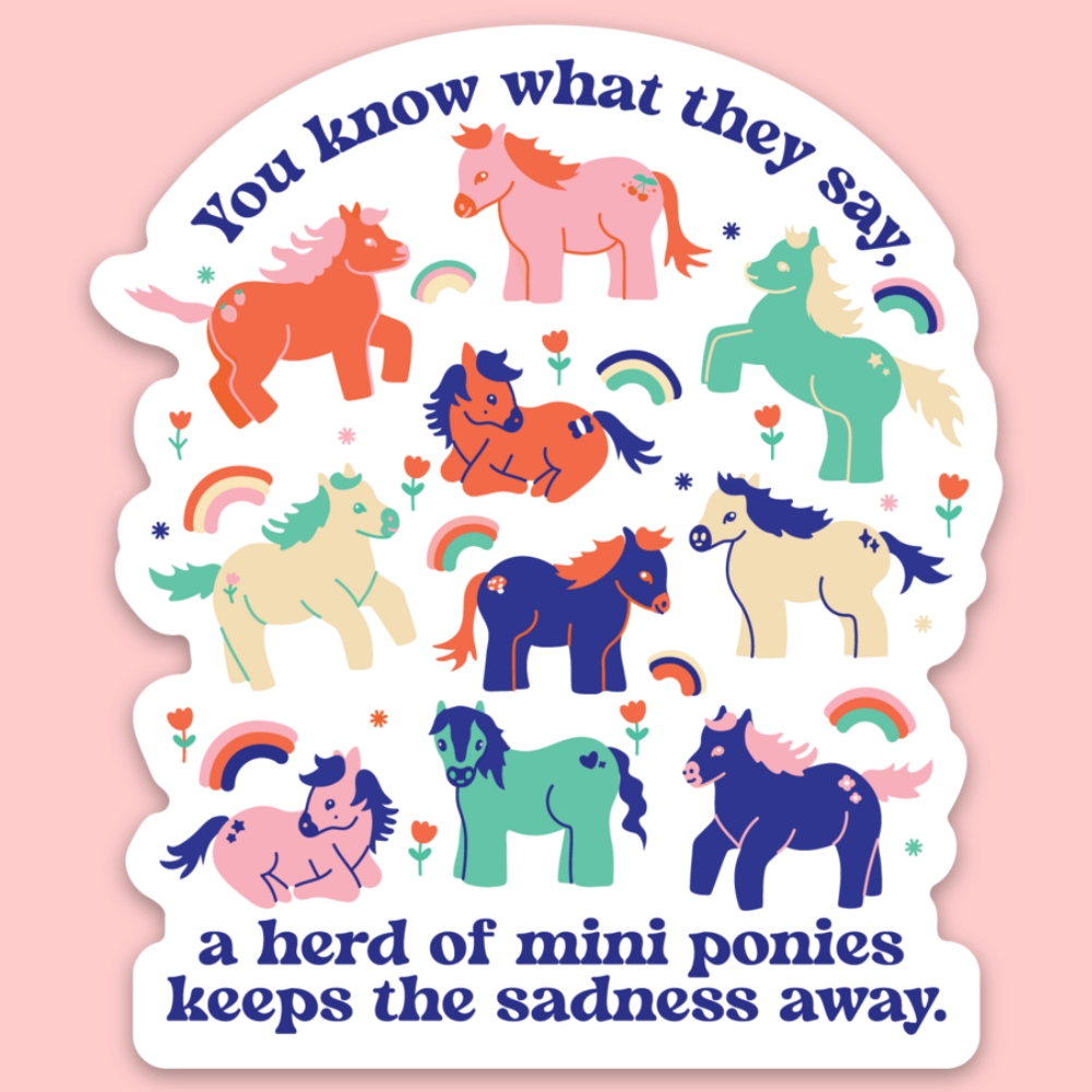 Tender Ghost - Mini Ponies Sticker