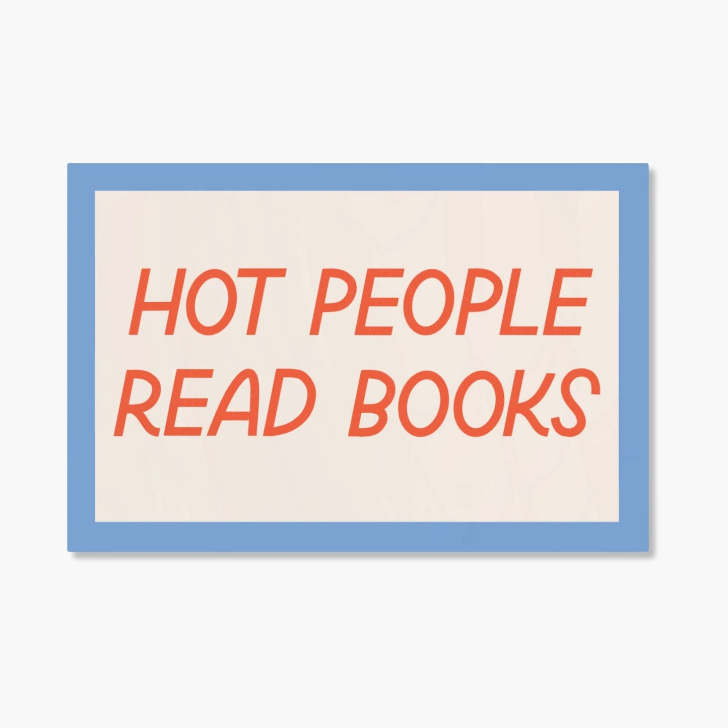 Just Follow Your Art - Hot People Read Books Sticker | Funny Bookish Theme Stickers