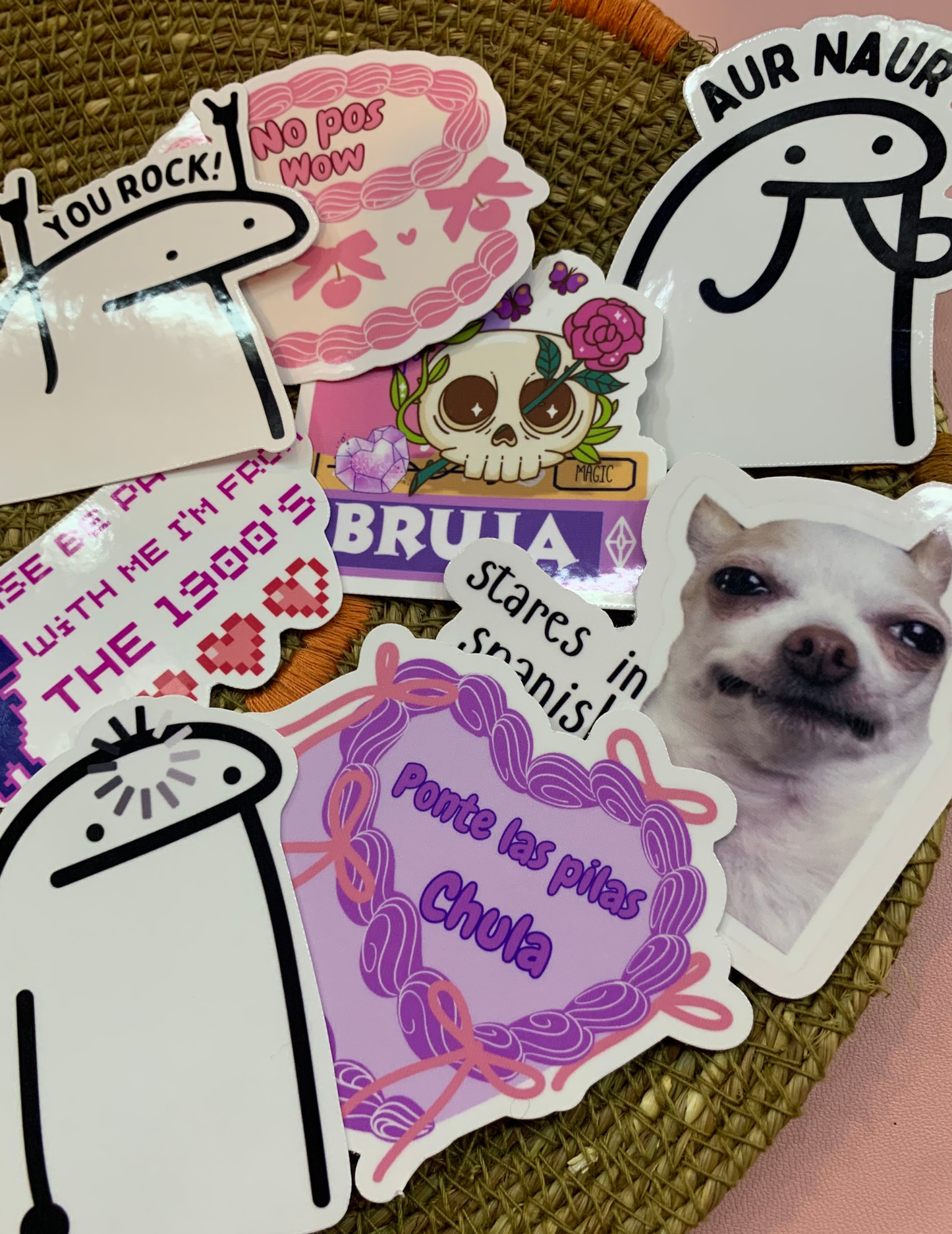 Lalatina Shop - Cafecito sticker,cute hispanic latina vinyl sticker,spanish