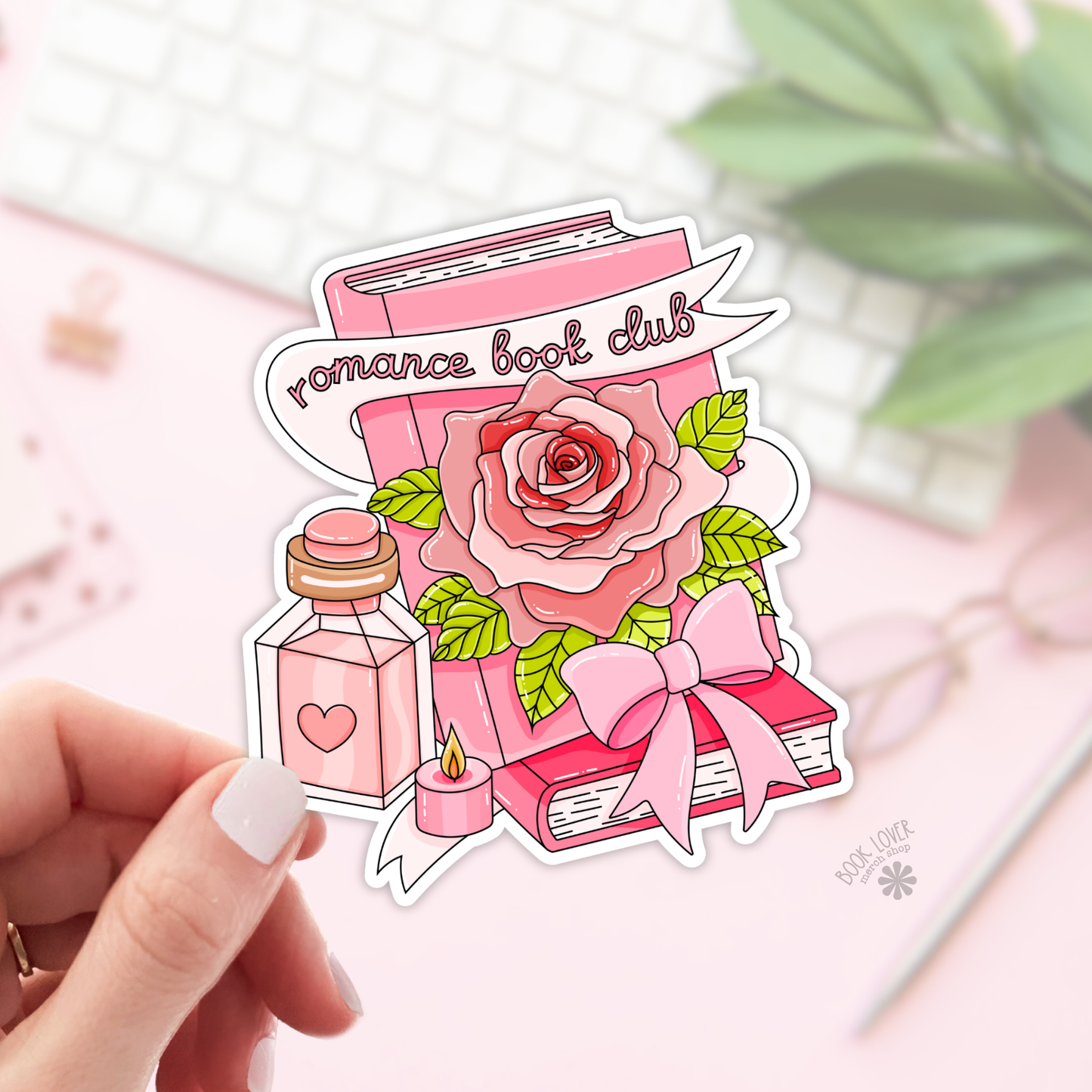 Book Lover Merch Shop - Romance Book Club Stickers / Bookish Stickers / Book Lover: 3''