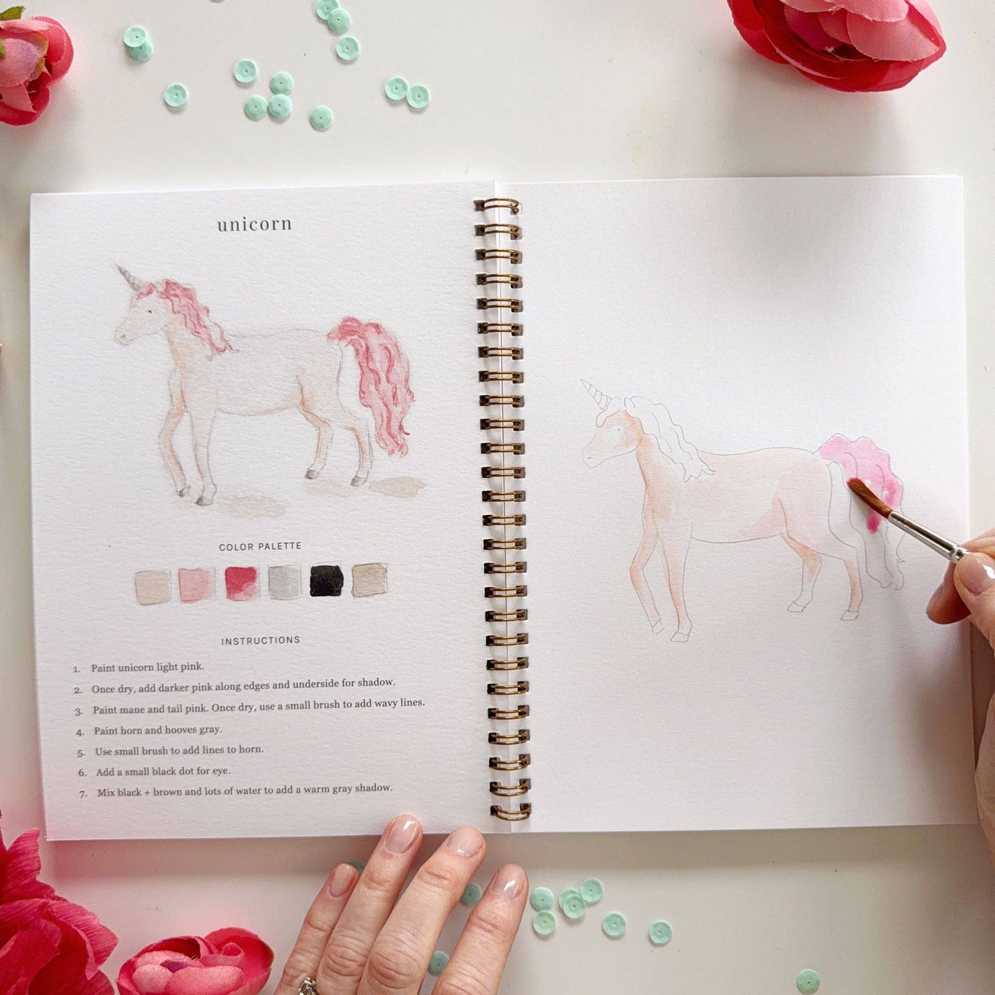 emily lex studio - Fairytale watercolor workbook