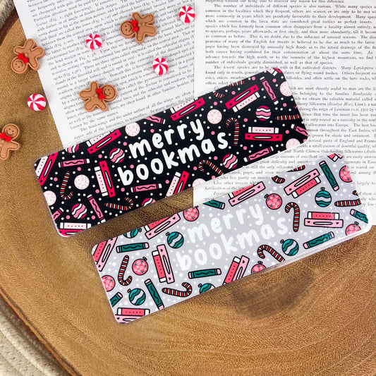 Cozy Reads Shop - Bookmas Bookmarks: Grey (bottom) / Tassel