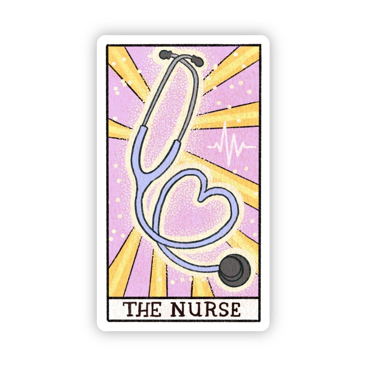 Big Moods - "The nurse" tarot card sticker