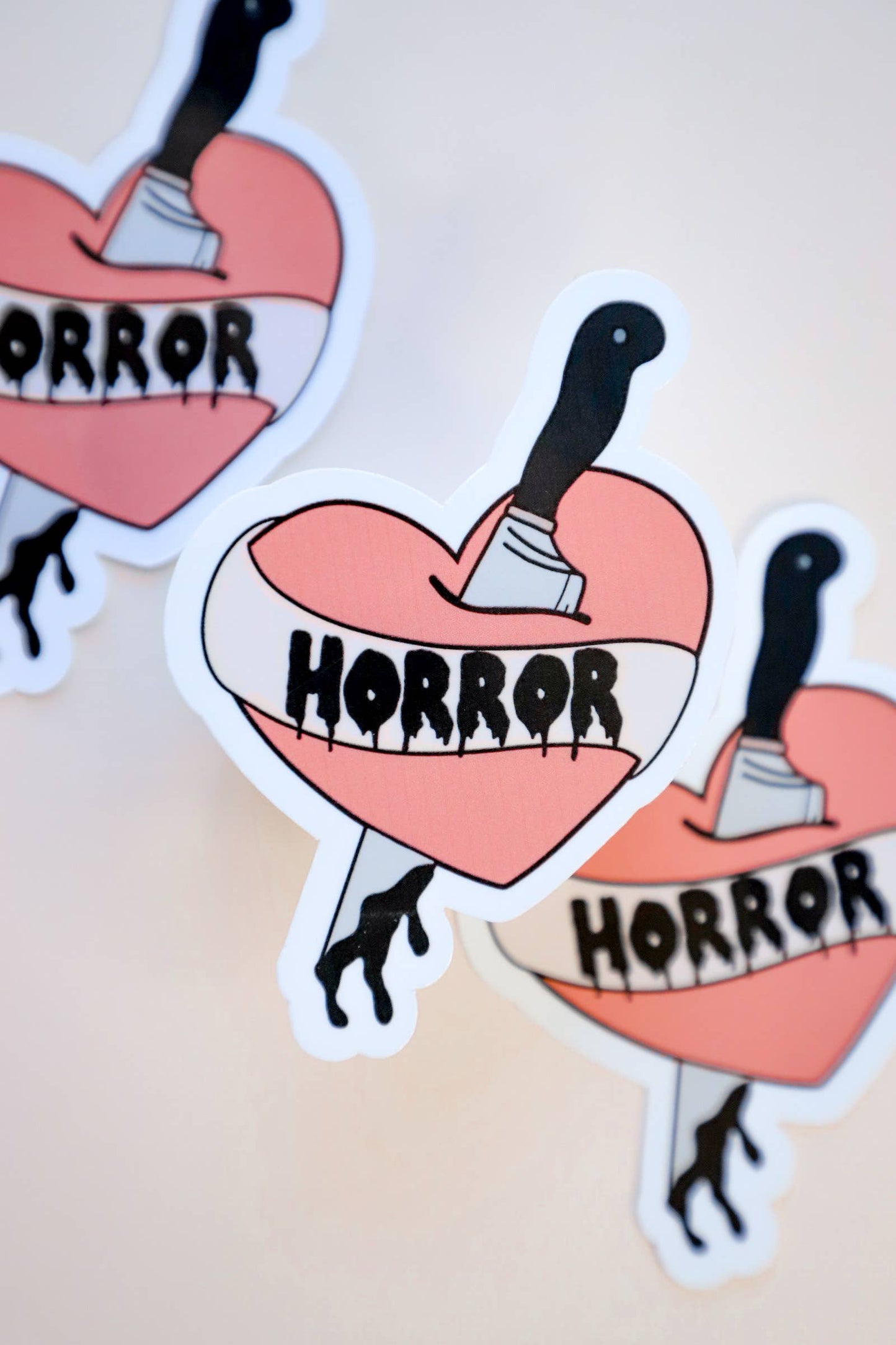 Furever Booked - Horror Heart Sticker