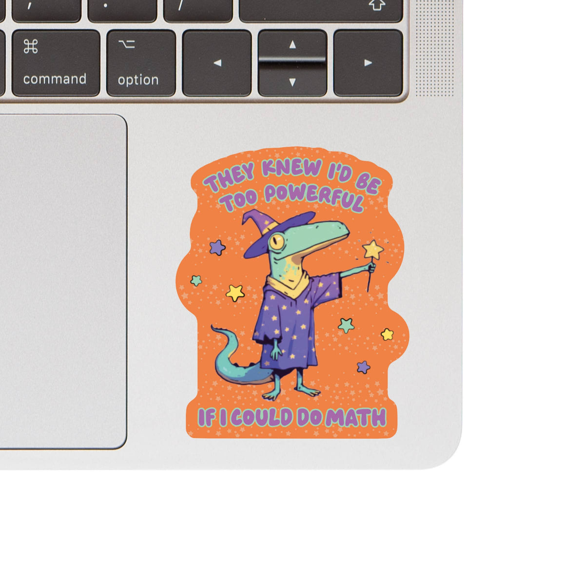 Juju and Moxie - Math Wizard Lizard Funny High Quality Vinyl Sticker