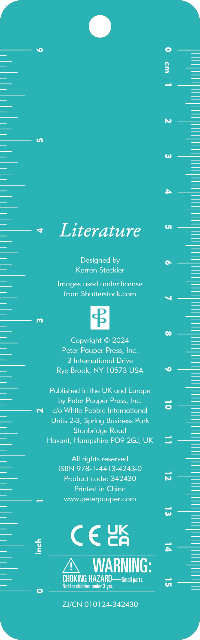 Peter Pauper Press - Literature Beaded Bookmark