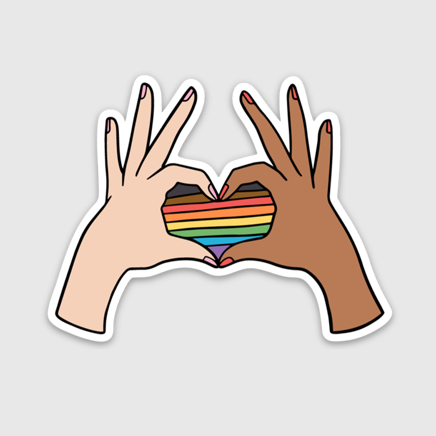 Brittany Paige - Pride Heart Sticker