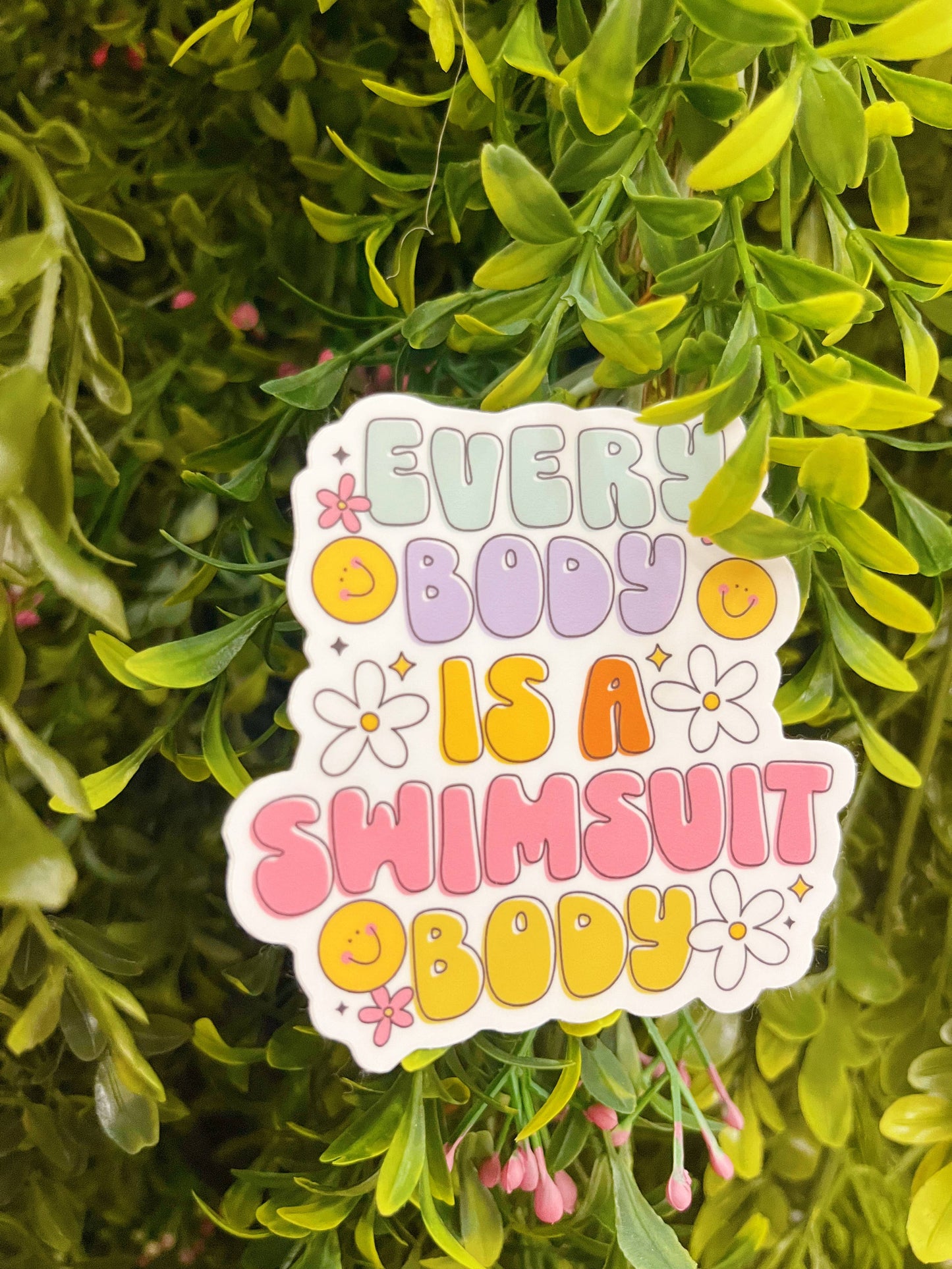 NatterDoodle - Every Body is a Swimsuit Body Positivity Healthy Sticker