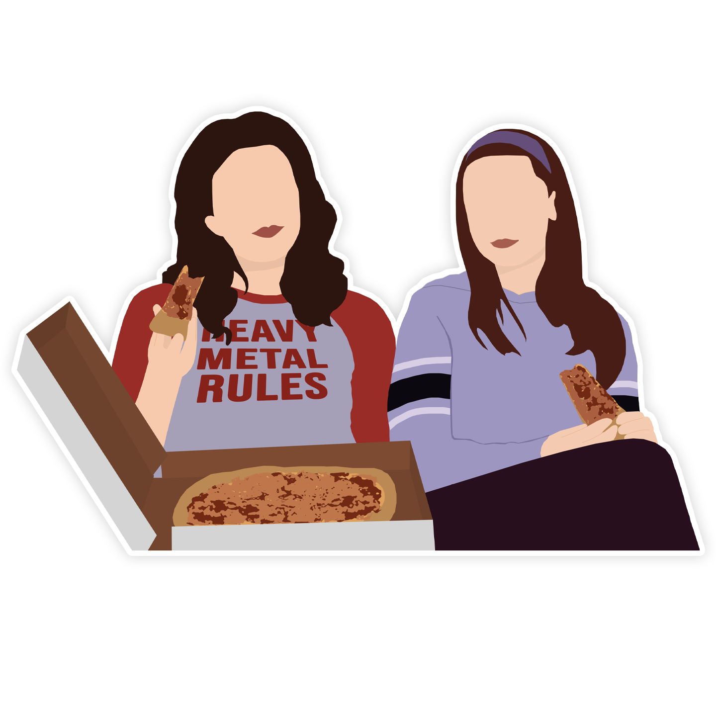 Shop Trimmings - Gilmore Girls Lorelai & Rory Sticker