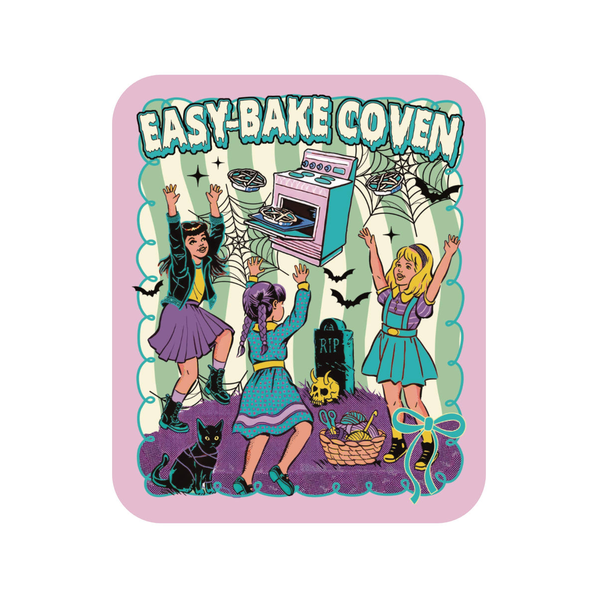 Juju and Moxie - Coven Bake Feminism Humor High Quality Vinyl Sticker