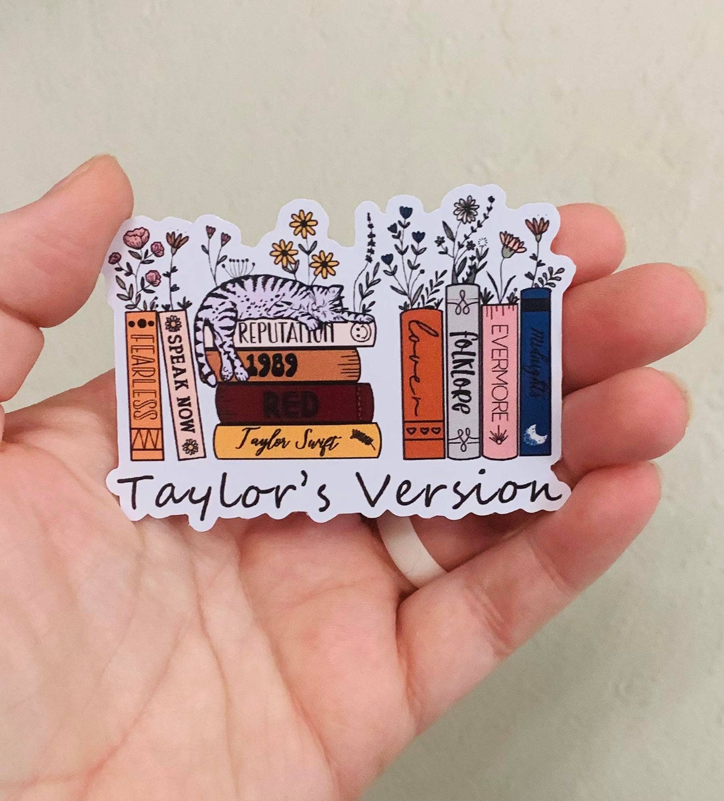 Oily Graphic Creations - Taylor Swift Book 5 Sticker/Magnet: Matte Vinyl