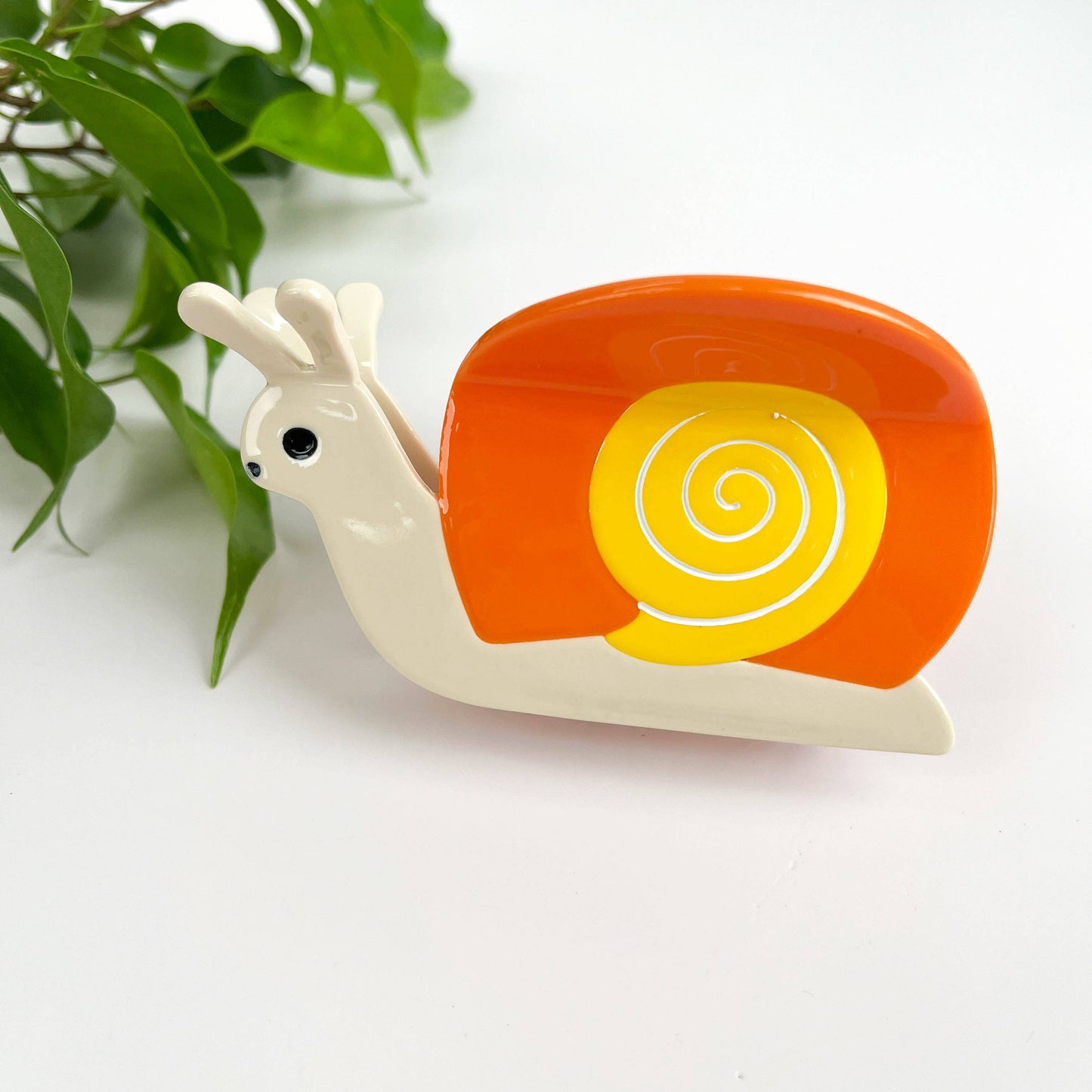 mildstyles - Snail Hair Claw Clip: Orange