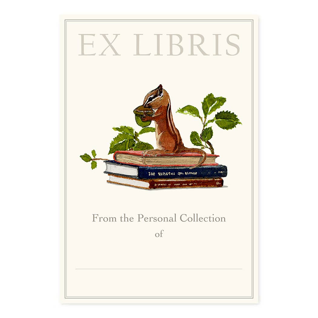 Felix Doolittle - Nuts for Reading - Bookplates