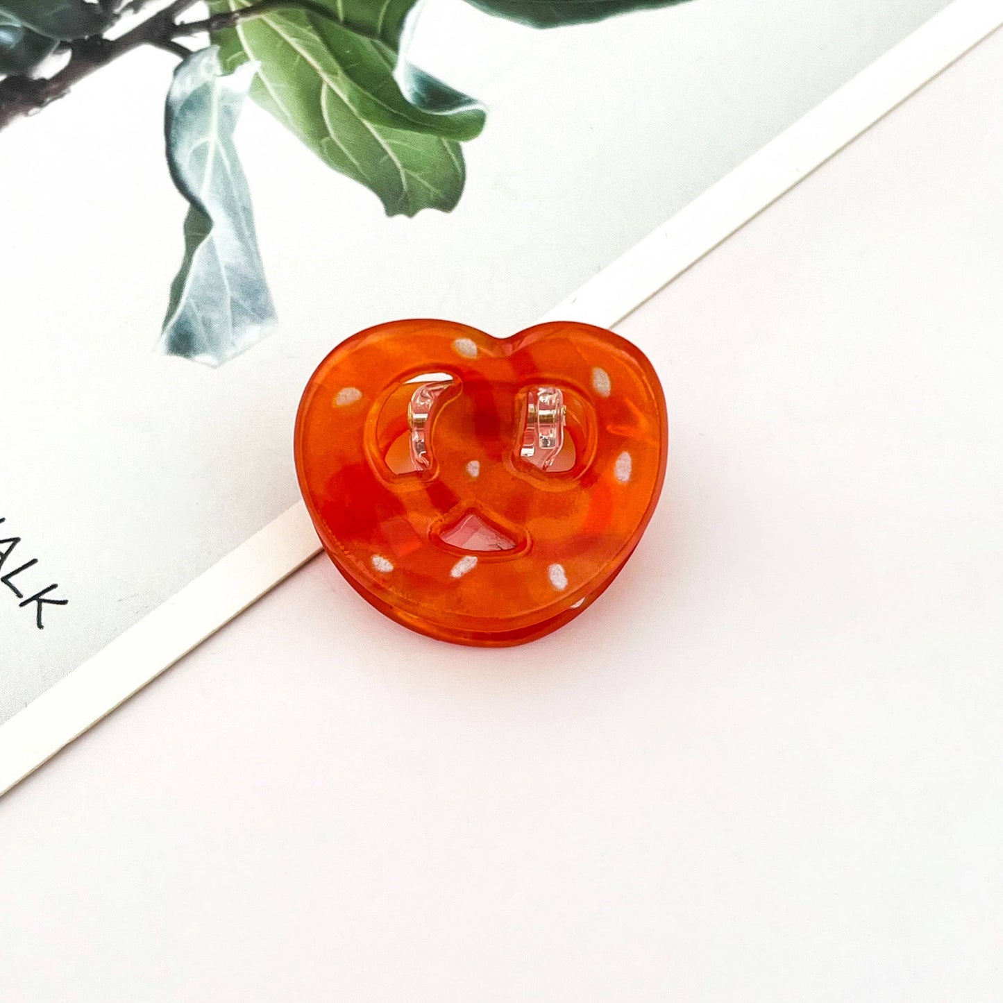 mildstyles - Mini Coffee Muffin Print Claw Clip – Summer Gift: Coffee