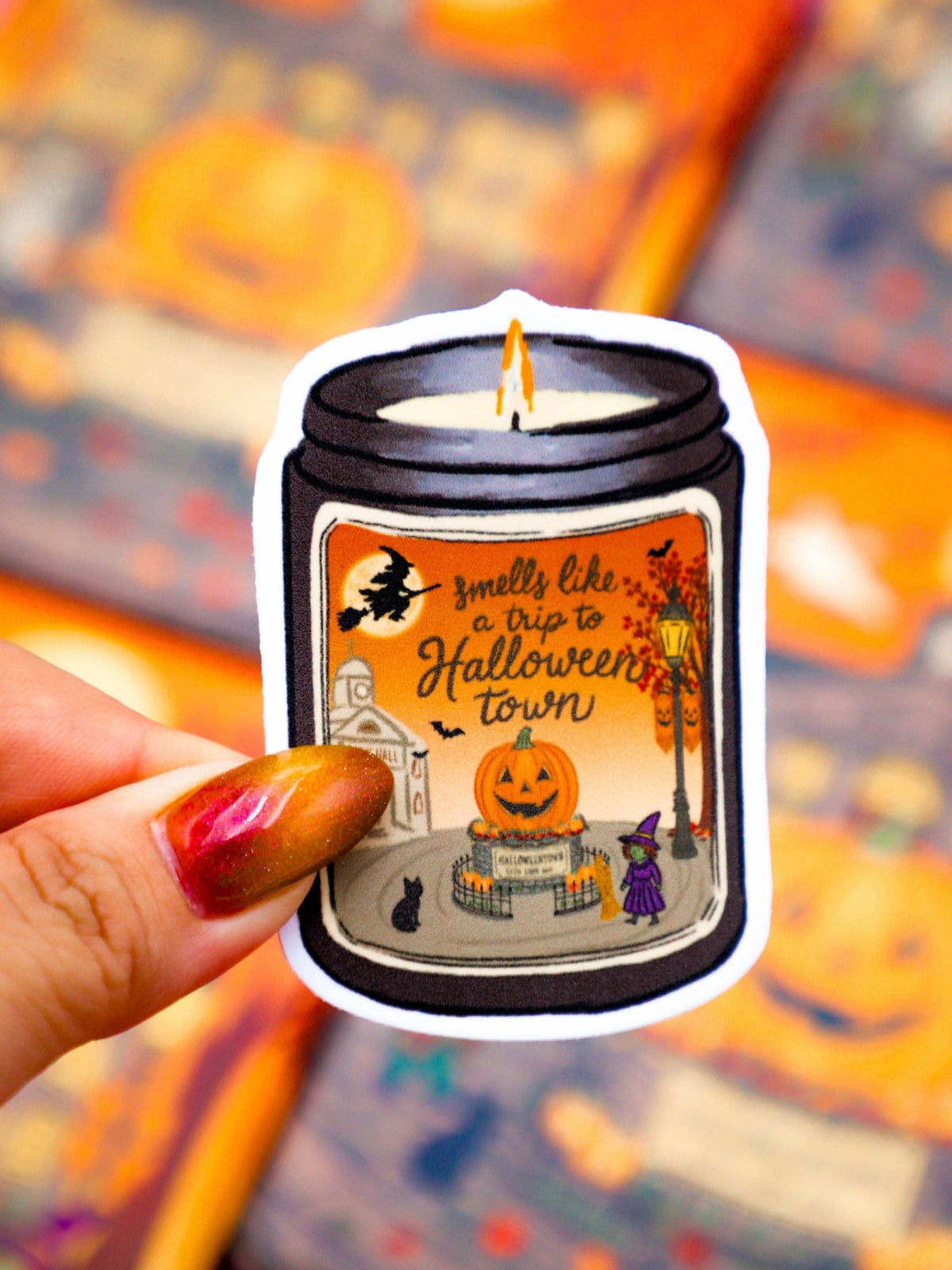 Furever Booked - Smells Like Halloweentown Sticker
