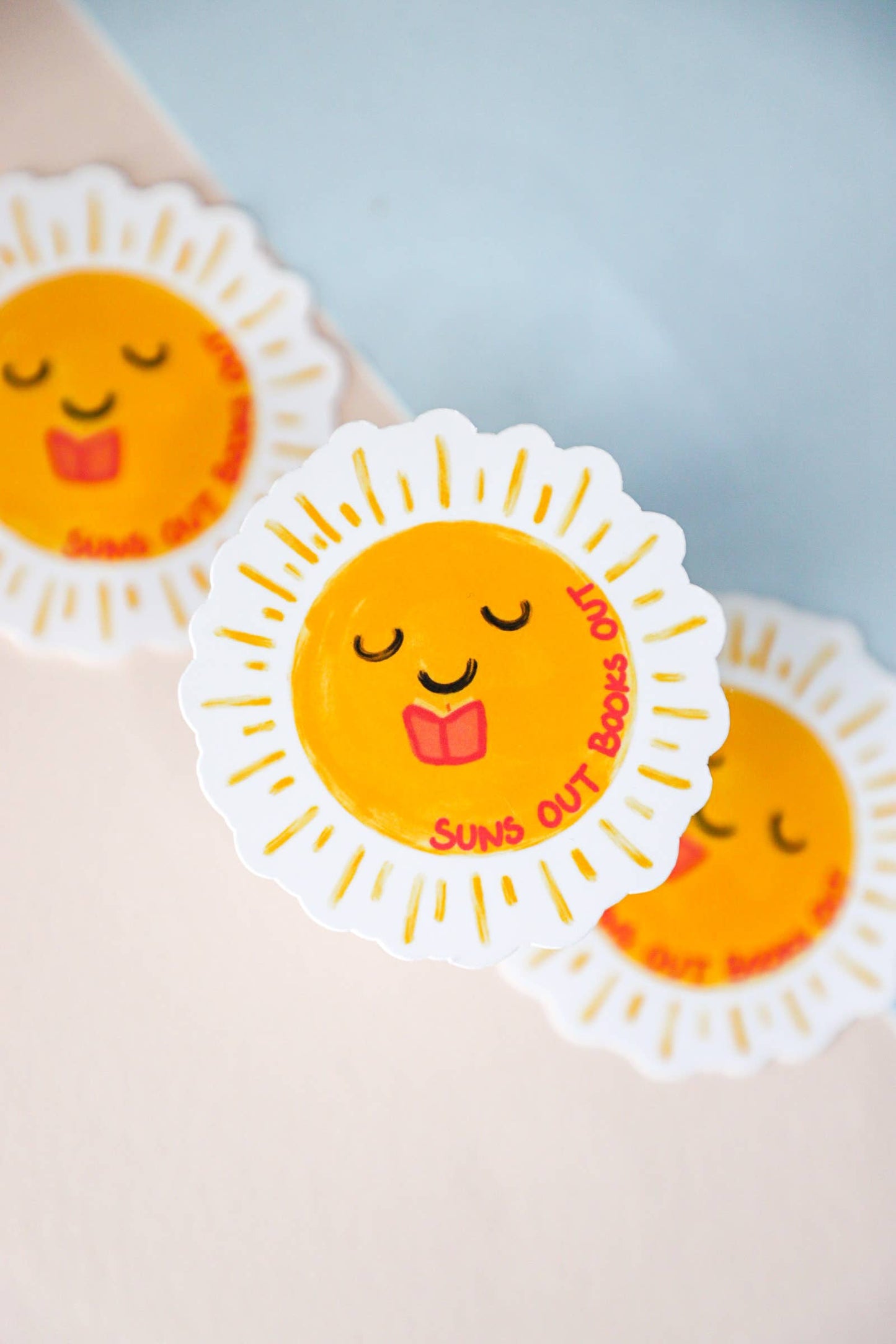 Furever Booked - Suns Out Books Out Summer Sticker
