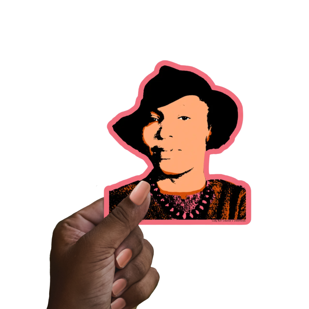 CheerNotes - Zora Neale Hurston Stickers | Black Literary Icon | Bookish
