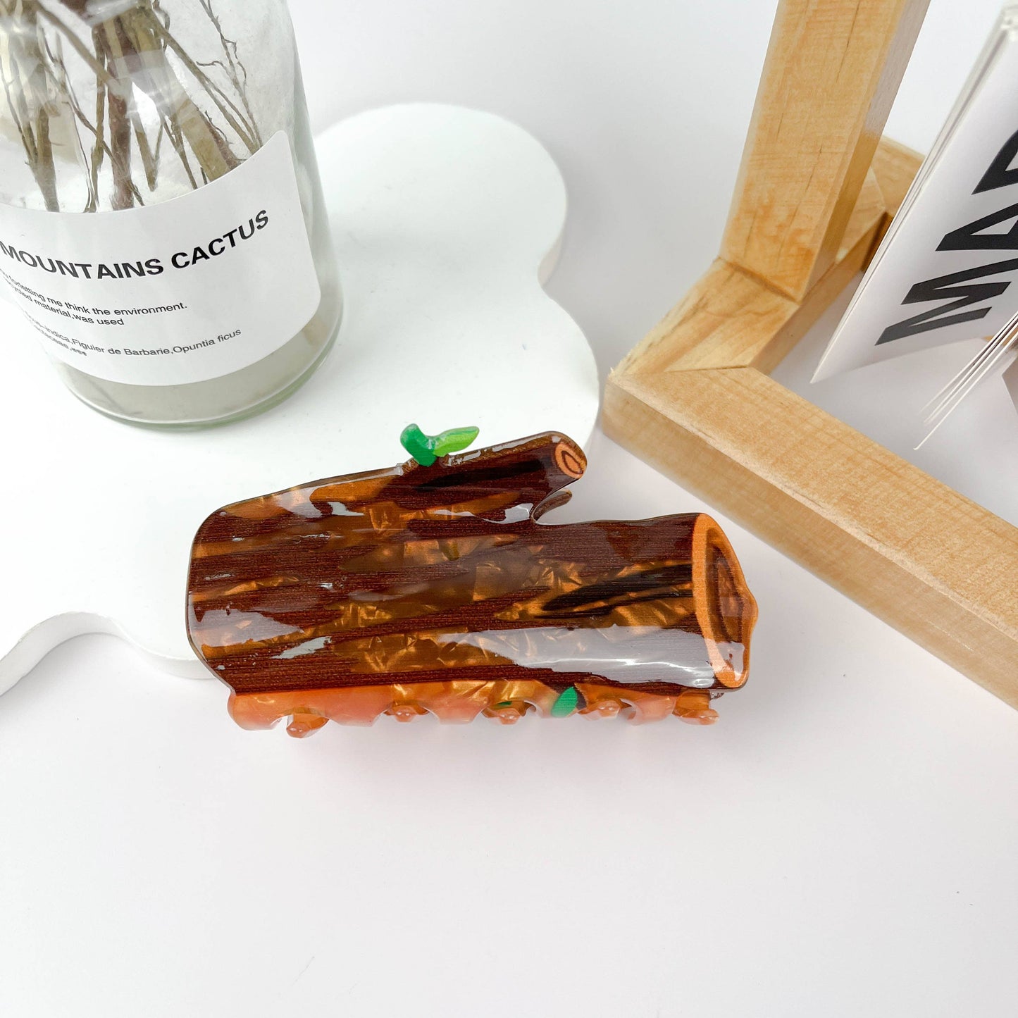 mildstyles - Squirrel Pony Leaf Bush Hair Clip: Squirrel