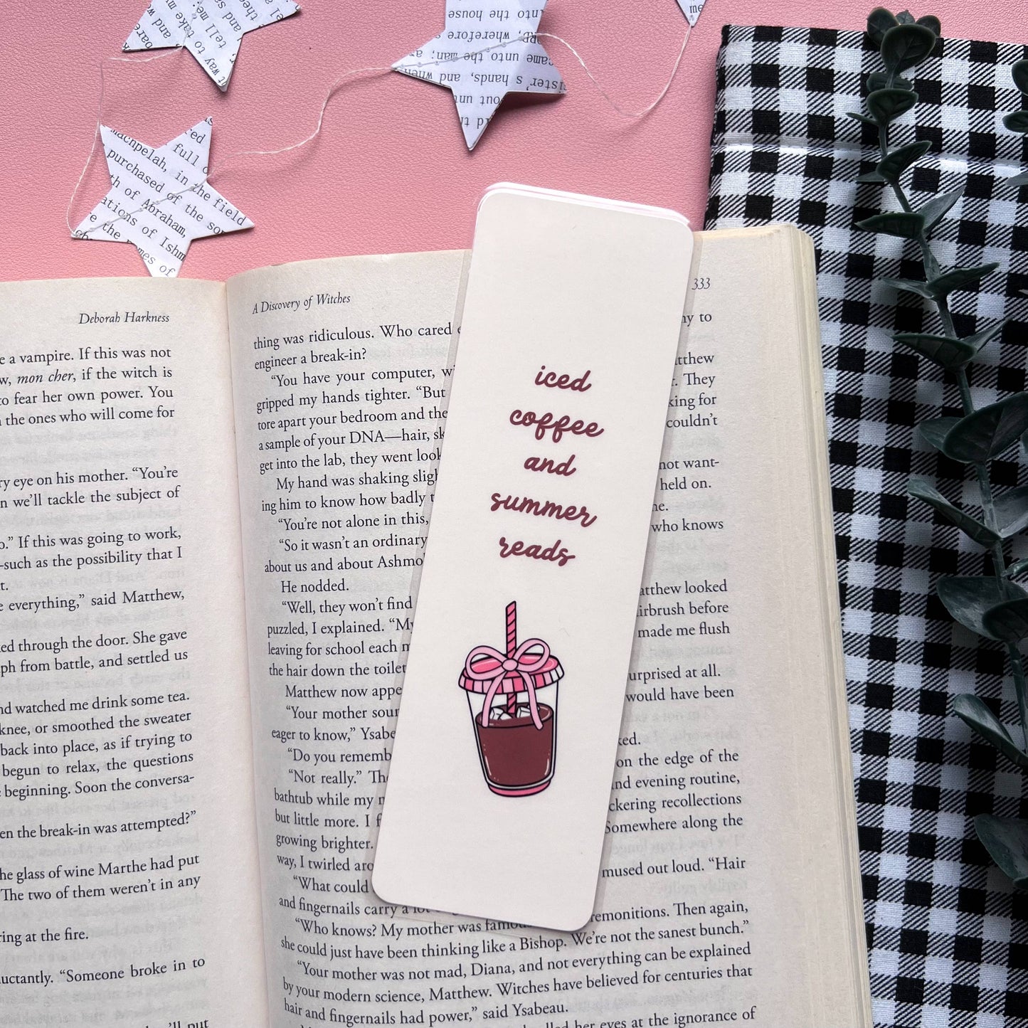 Cozy Reads Shop - Coffee and Books Bookmarks: Coffee Coffee Coffee / Tassel