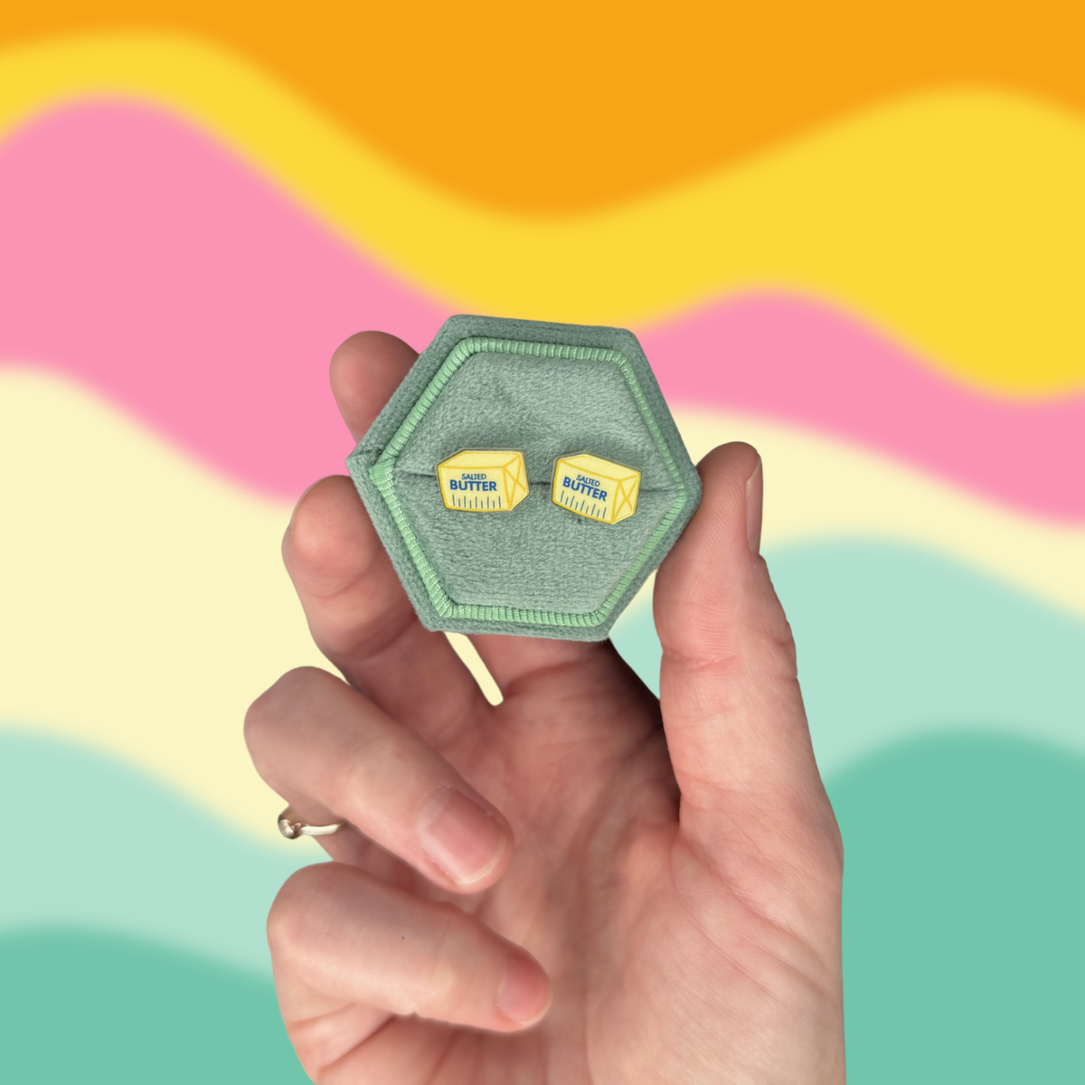 Lilliput Little Things - Butter Earrings // Quirky Earrings