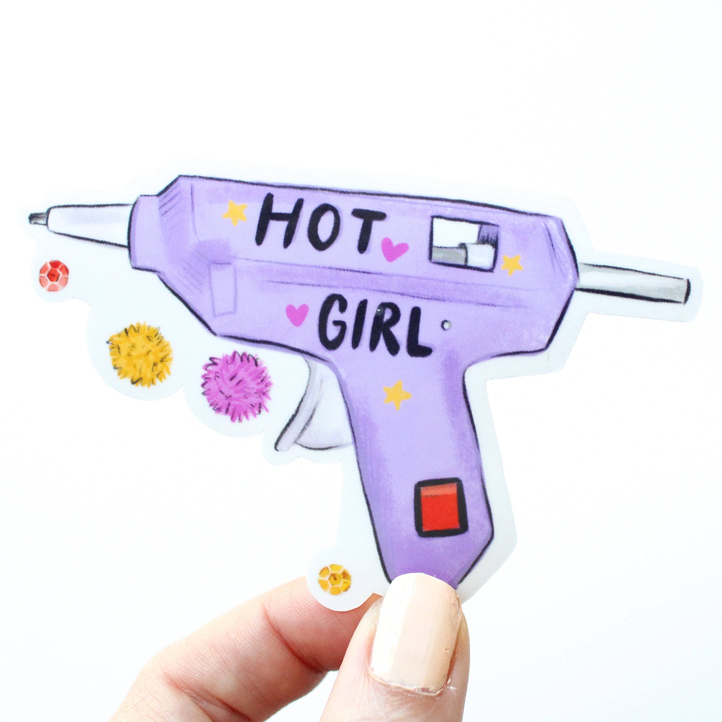 Amy Hartelust Art and Illustration - Hot Girls Craft Vinyl Sticker