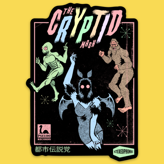 Wicked Clothes - 'Cryptid Mash' Sticker