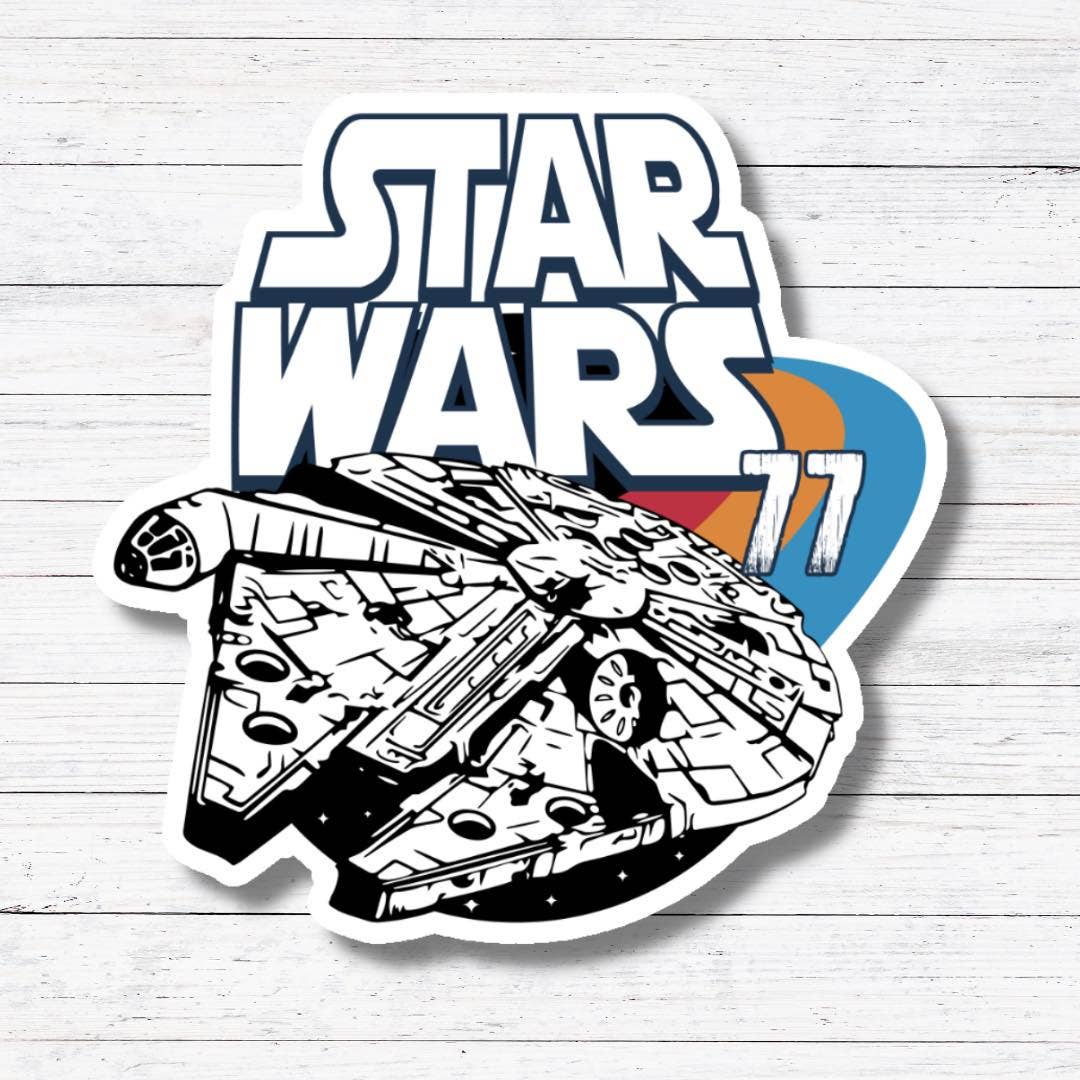 Oily Graphic Creations - Star Wars 77- Star Wars Sticker/Magnet: Glossy Vinyl