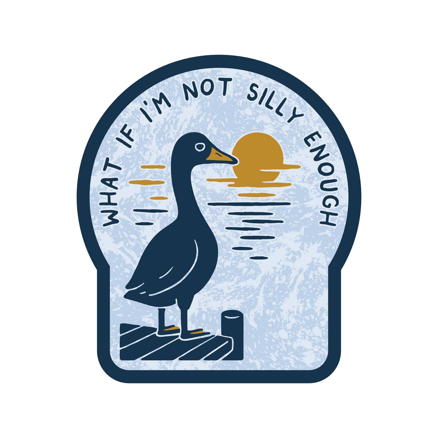 Juju and Moxie - Silly Goose Funny Ironic High Quality Vinyl Sticker