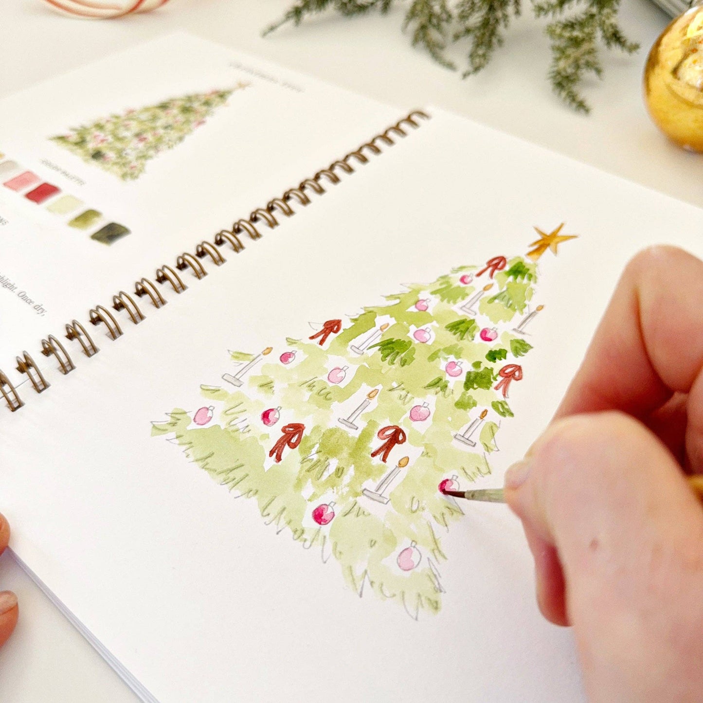 emily lex studio - Nutcracker watercolor workbook