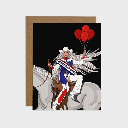 Brittany Paige - Cowboy Carter Birthday Card