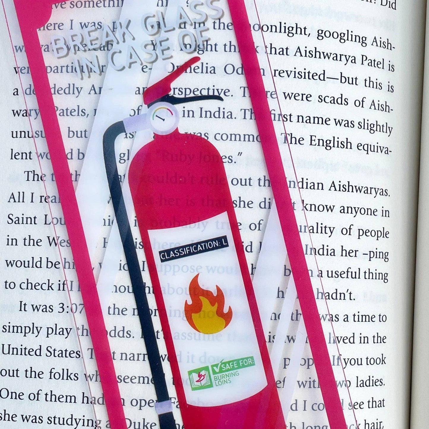 Pixel & Ink Creative - Smutty Emergency Spicy Reads Bookmark: Default Title